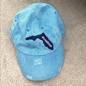 Souvenir hat from Florida with adjustable strap